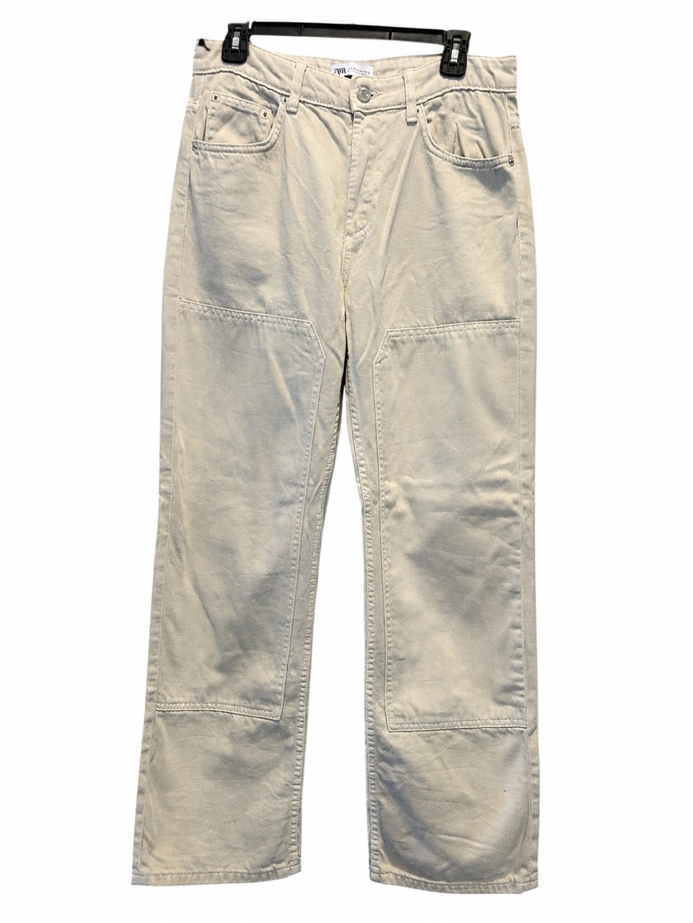 Zara Woman’s Ecru Cream Denim pants EUC